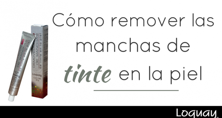como remover manchas de tinte en la piel