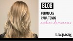 Fórmulas para tonos rubios luminosos